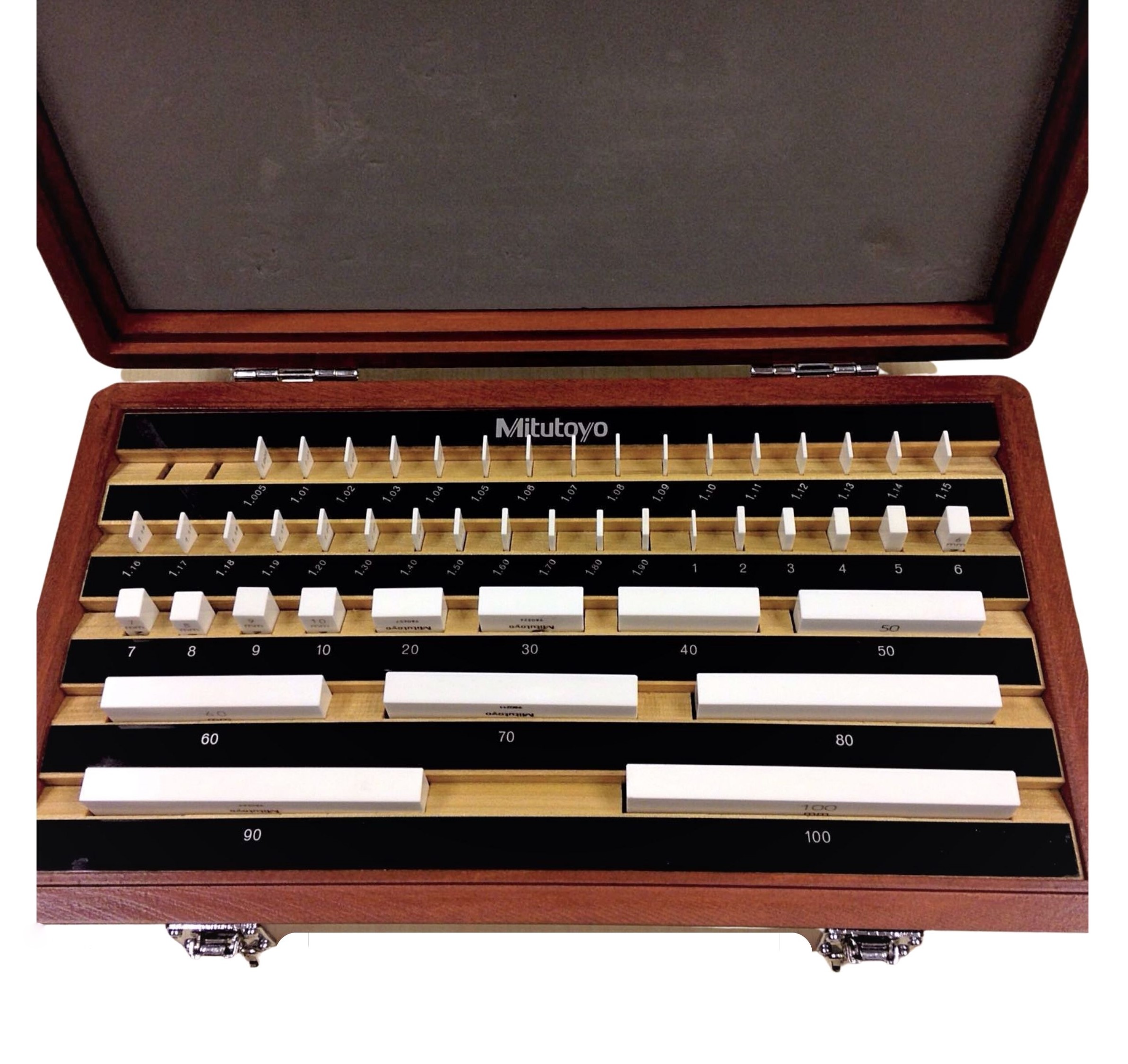 M47 Mitutoyo 516362 Ceramic Gauge Block Set Grade 0 TruCal